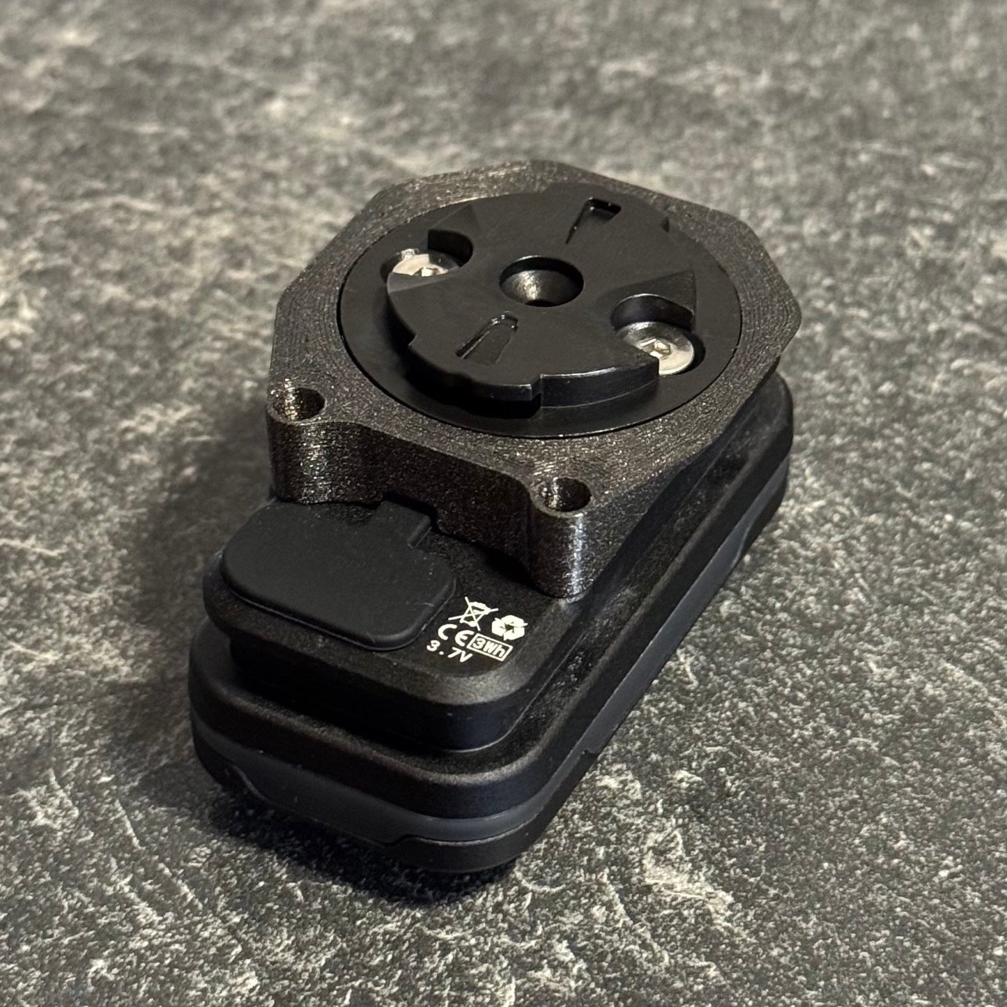 Lupine Rotlicht Pro auf Garmin Adapter