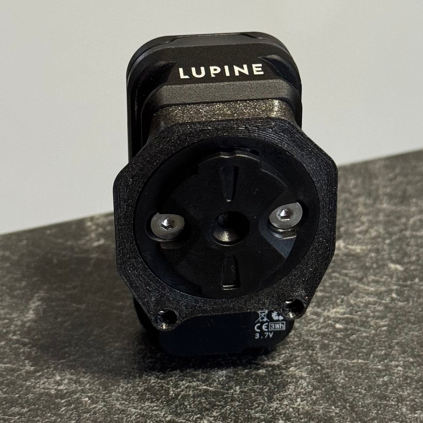 Lupine Rotlicht Pro auf Garmin Adapter